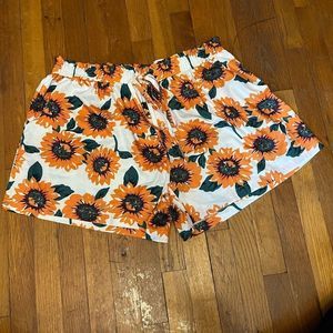Sunflower Shorts w/ Pockets